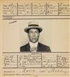 (AMERICAN CRIME--MUGSHOTS) A group of approximately 30 mugshots, including some Latino and African American men, from the 1940s and ear